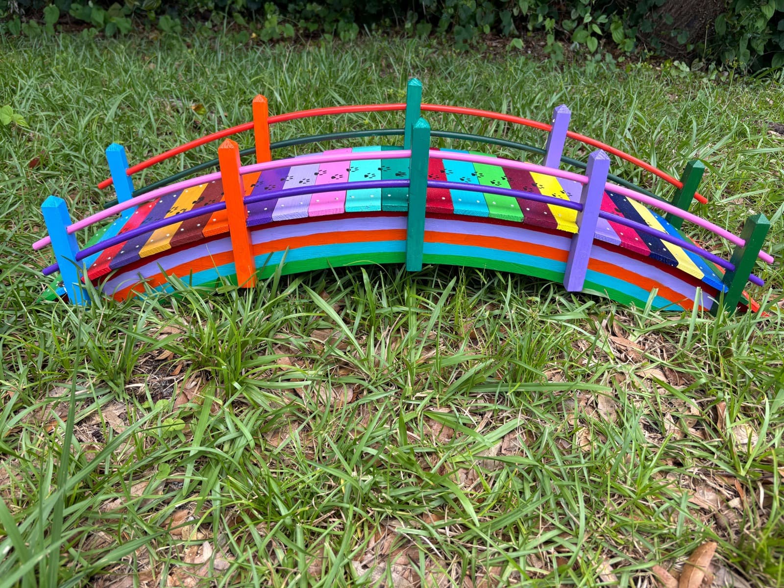 Medium · Bridge One, second side, hand-painted